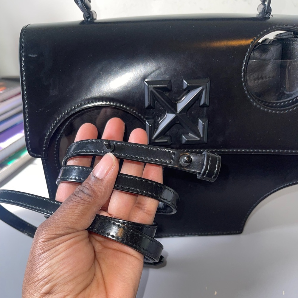 Off white Meteor Jitney Leather Bag - Picture 14 of 15